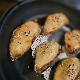 Baked mussels