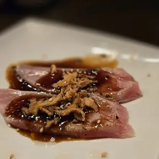 a plate of sushi