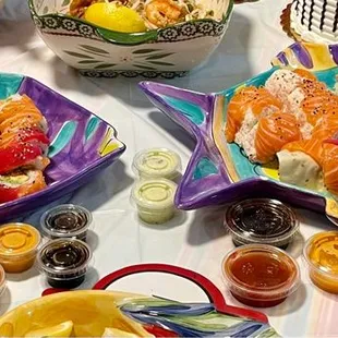 Yummy special sushi. All are delicious.