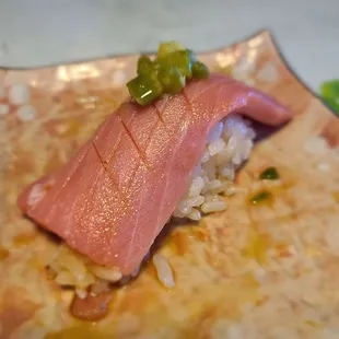 Toro w/fresh wasabi