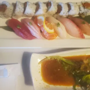 food, sushi and sashimi, sushi, sashimi