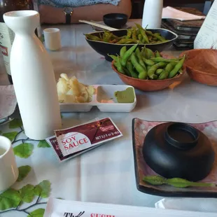 Spicy Garlic Edamame
