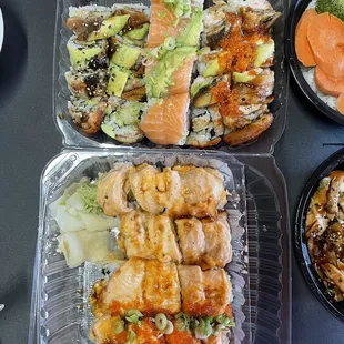 Lion King (Baked Roll) Dragon Salmon-Machi Eel Before Zod Zero Hero