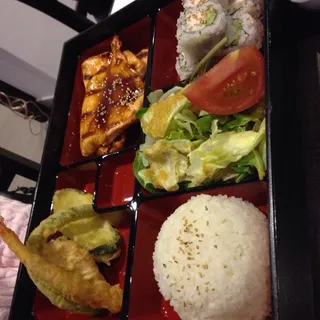 Salmon Bento Box Lunch