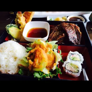 BBQ Short Ribs Bento Box Lunch