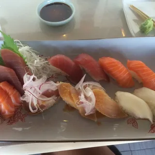 Sushi and Sashimi Combination