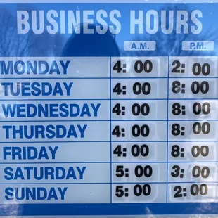 Business hours