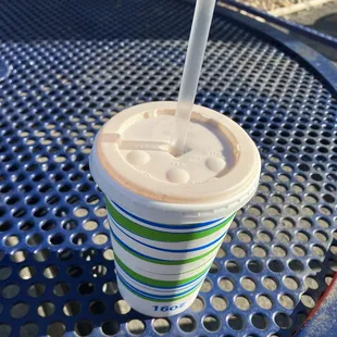 Chocolate Malt Milkshake . . .