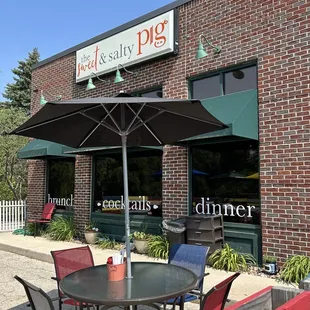 Seating outside or inside!