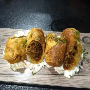 BBQ Pork Egg Rolls