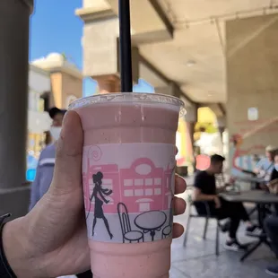 Strawberry and banana smoothie