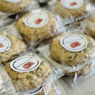 Individual packaged Chocolate Chip Cookies