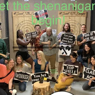 This picture speaks for itself! Tons of fun -  AND a good workout!