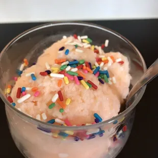 Guri Guri (Hawaiian orange  ice cream)