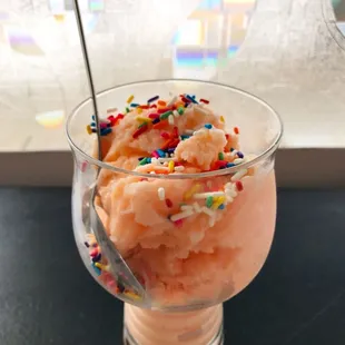 Hawaiian guri guri ice cream
