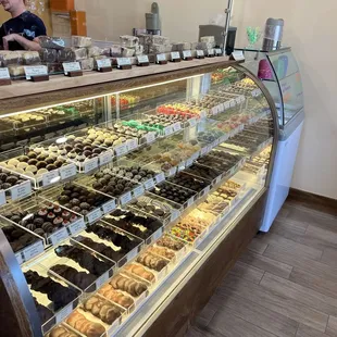 The chocolate counter