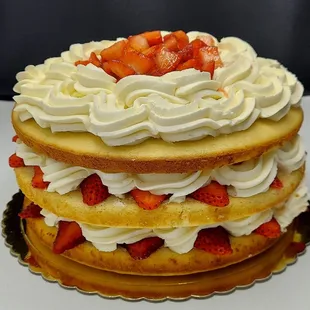 a strawberry shortcake