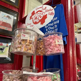 a display of candy