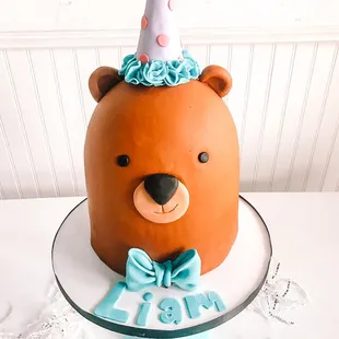 Adorable Bear Birthday Cake