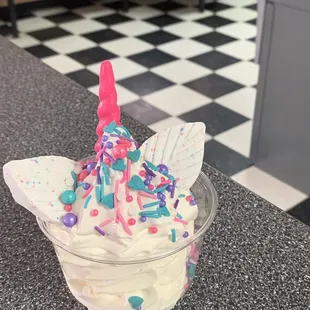 Unicorn ice cream