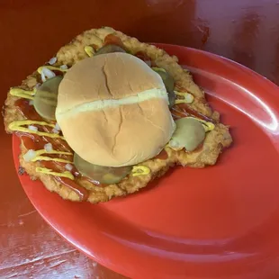 Hand breaded tenderloin