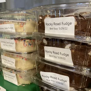 Variety of fudge