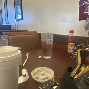 Fly on water cup lip