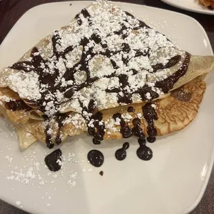 chocolate covered strawberry crepe