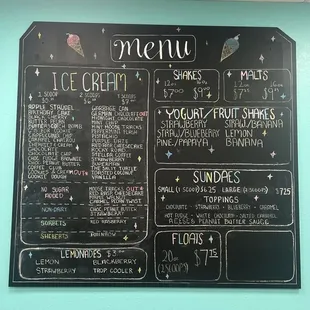 Huge assortment of ice cream!