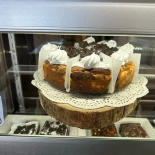 a variety of desserts