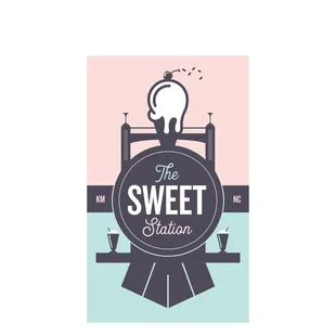 the logo for the sweet station