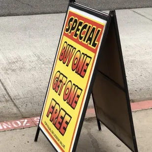 Join their VIP program for the bogo deal