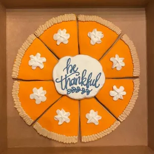 Custom "pie" cookie