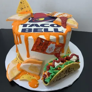 Taco Bell themed cake!