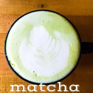 Matcha latte. Yummmm.