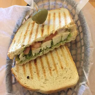 Chicken Pesto Panini