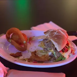 a plate of food on a table