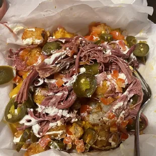 a plate of food