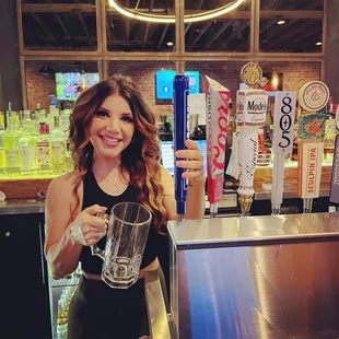 Blizzard draft beer system pouring at 29 degrees all day!