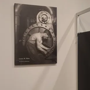 Artwork in the ladies room