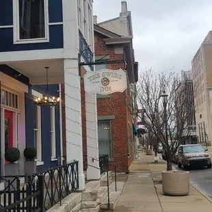 Walking up to the entrance