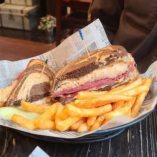 Rueben and fries