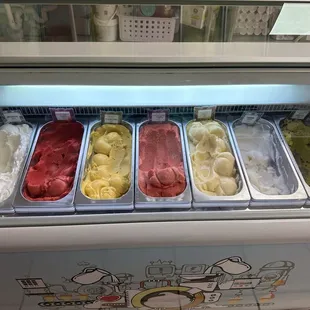 Fruit gelatos