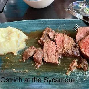 Ostrich steak