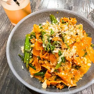 Eagle Cocktail with Calabrian Pappardelle