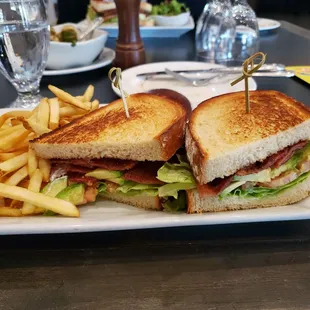 Turkey Bacon Avocado Club