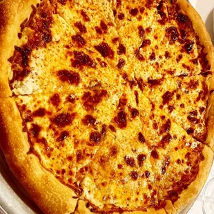 Large cheese pizza