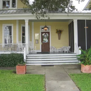 The front door to the establishment