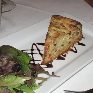 The Crab &amp; Mushroom Cheesecake appetizer