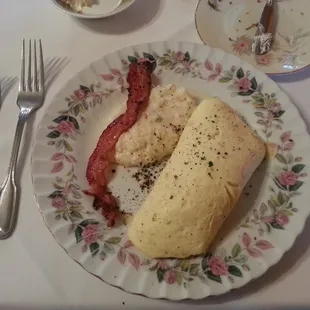 Crabmeat omelet